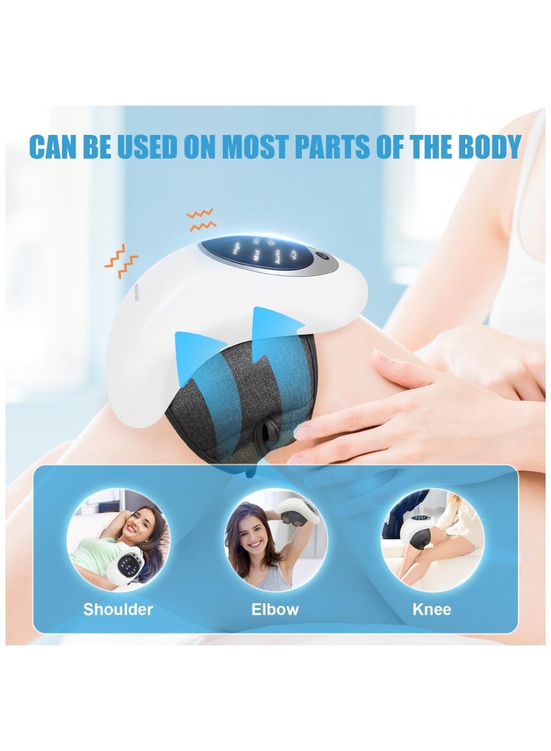 Knee Massager, Cordless Knee Massager with Multi-Function Screen, Physical Heating and Vibration Function, Best Gift for A Comforting Massage 2000Mah - Image 5