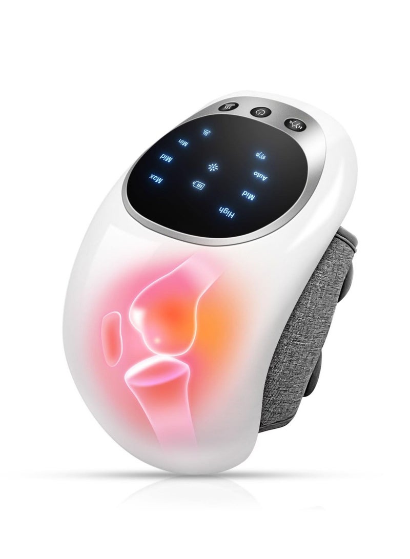 Knee Massager, Cordless Knee Massager with Multi-Function Screen, Physical Heating and Vibration Function, Best Gift for A Comforting Massage 2000Mah - Image 1