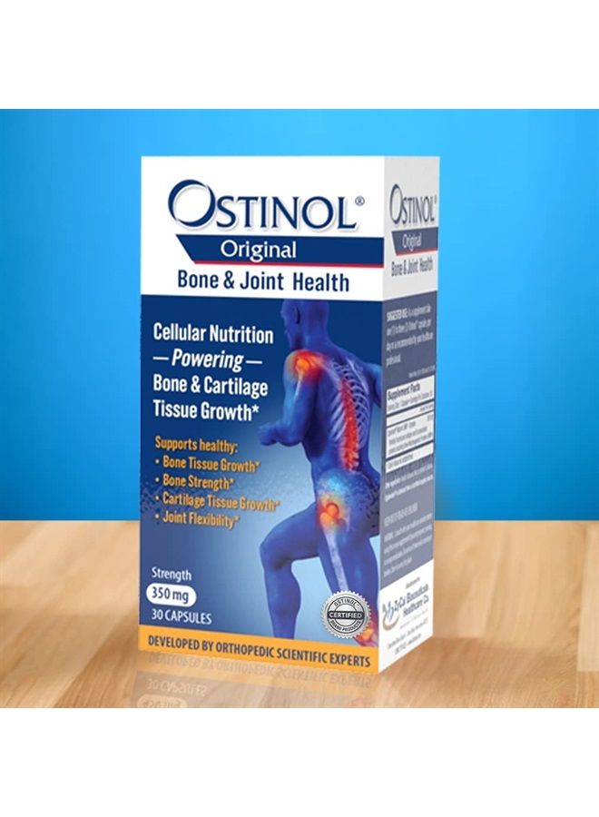 Zycal Ostinol Standard 350mg - Bone & Joint Supplement | Stem Cell Activation Certified | Bio Active Protein Complex for Moderate Bone Loss & Moderate Joint Disfunction - 30 Capsules - Image 1