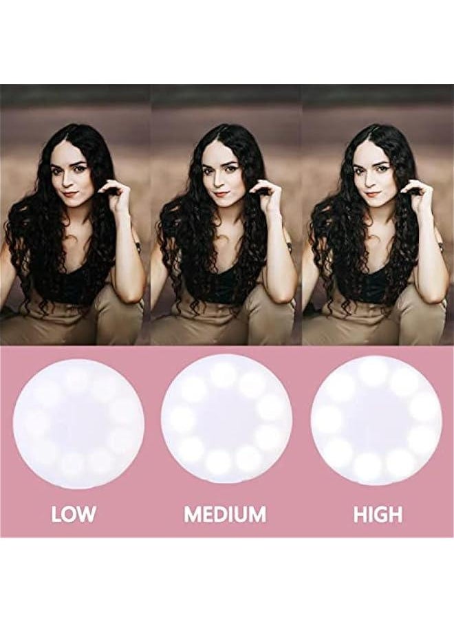 Generic Pocket-Sized Rechargeable Ring Light for Phones, Laptops, and Makeup - Ideal for Adults and Teens, Portable Selfie Lighting (White)  - Image 3