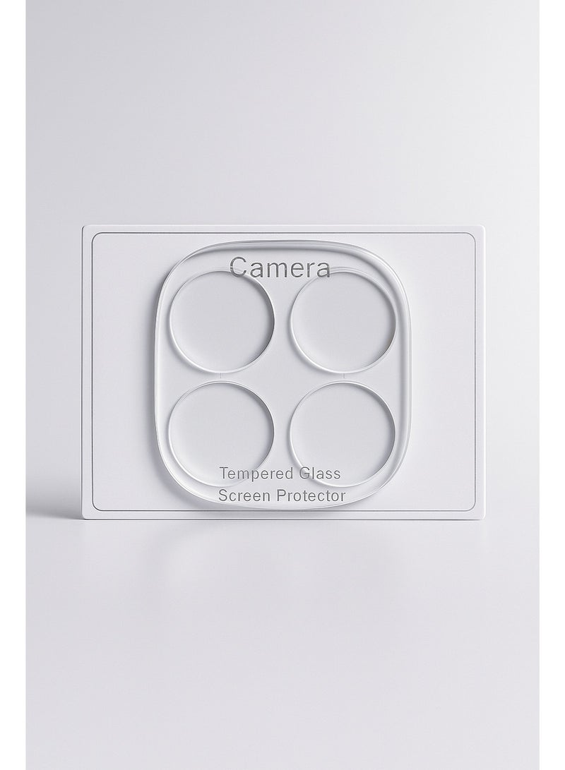 إسكرينة كاميرا شفافة لــ Redmi Note 14 Pro أنيقة – حماية مضمونة لعدساتك بدون خدوش ووضوح عالي - Image 2