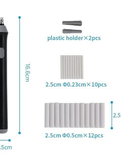 SYOSI Electric Eraser, Battery Operated Eraser Kit with 22pcs Additional Replaceable Rubbers for Artists, Automatic Portable Pencil Eraser for Sketching Pencils/Drafting/Drawing/Graphite Pencils  - Image 4