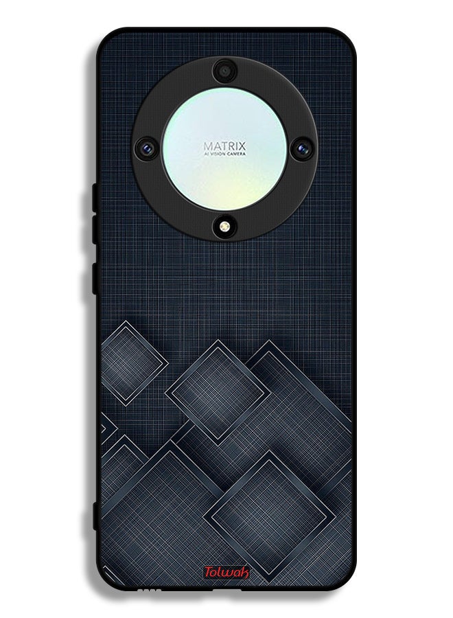 Tolwak Honor X9a Protective Case Cover Squares Pattern On Cloth  - Image 1