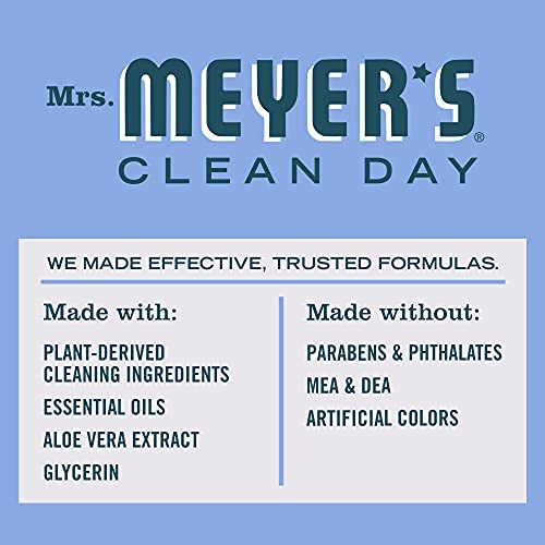 MRS. MEYER'S CLEAN DAY Liquid Dish Soap, Bluebell Scent, 16 Fl Oz bottle (Pack of 1) - Image 3