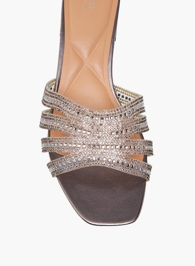 سيليست صنادل بكعب عريض نسائية - Image 4