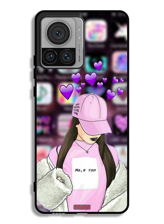 Tolwak Motorola Moto X30 Pro Protective Case Cover Anti Social Club  - Image 1