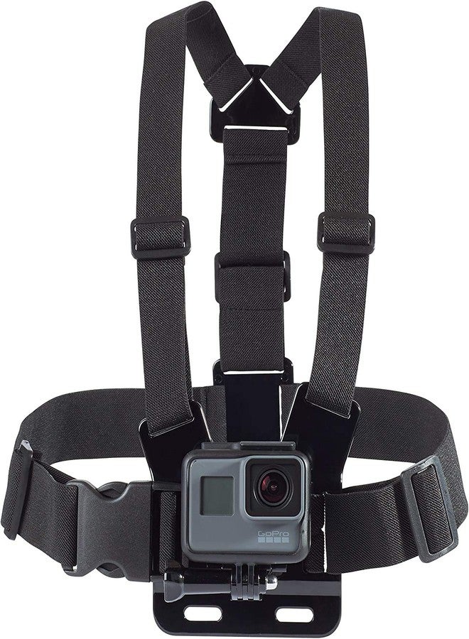 NEOHOOK Chest Mount Harness for Go Pro Camera - Black - Image 1
