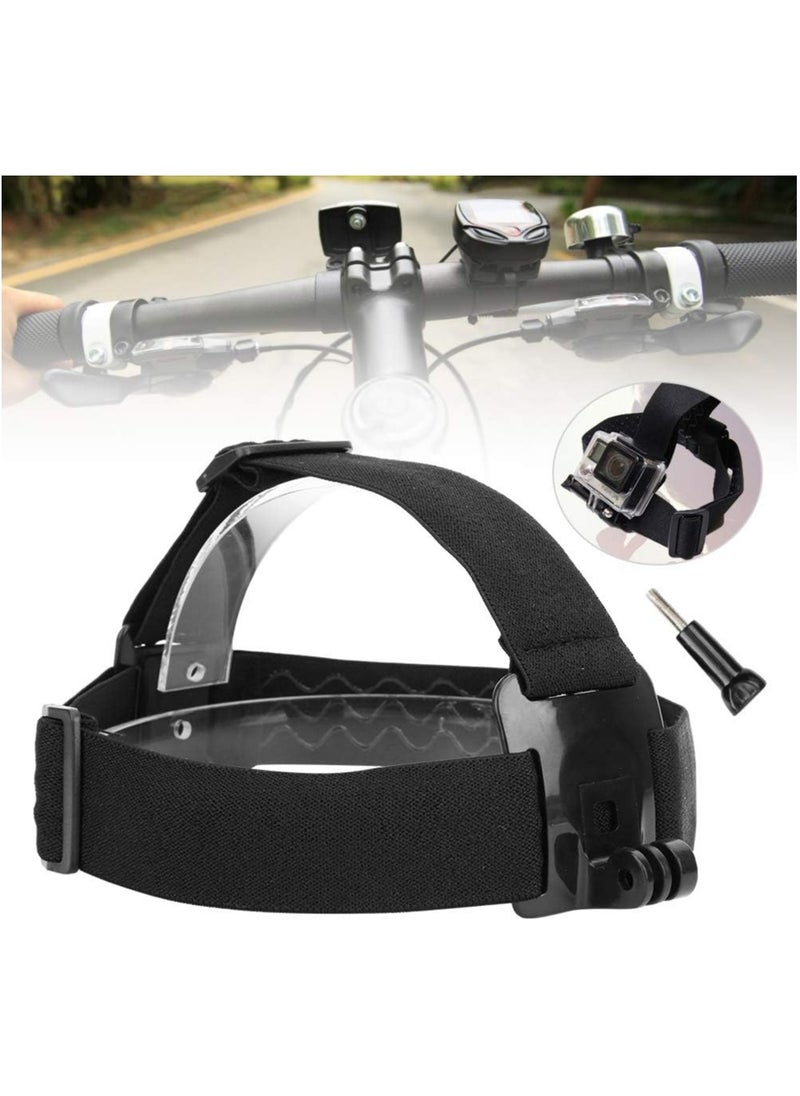 Oasisgalore Adjustable Head-Mounted Camera Holder with Nylon Strap for Cycling, Fishing, Motorcycling  - Image 3