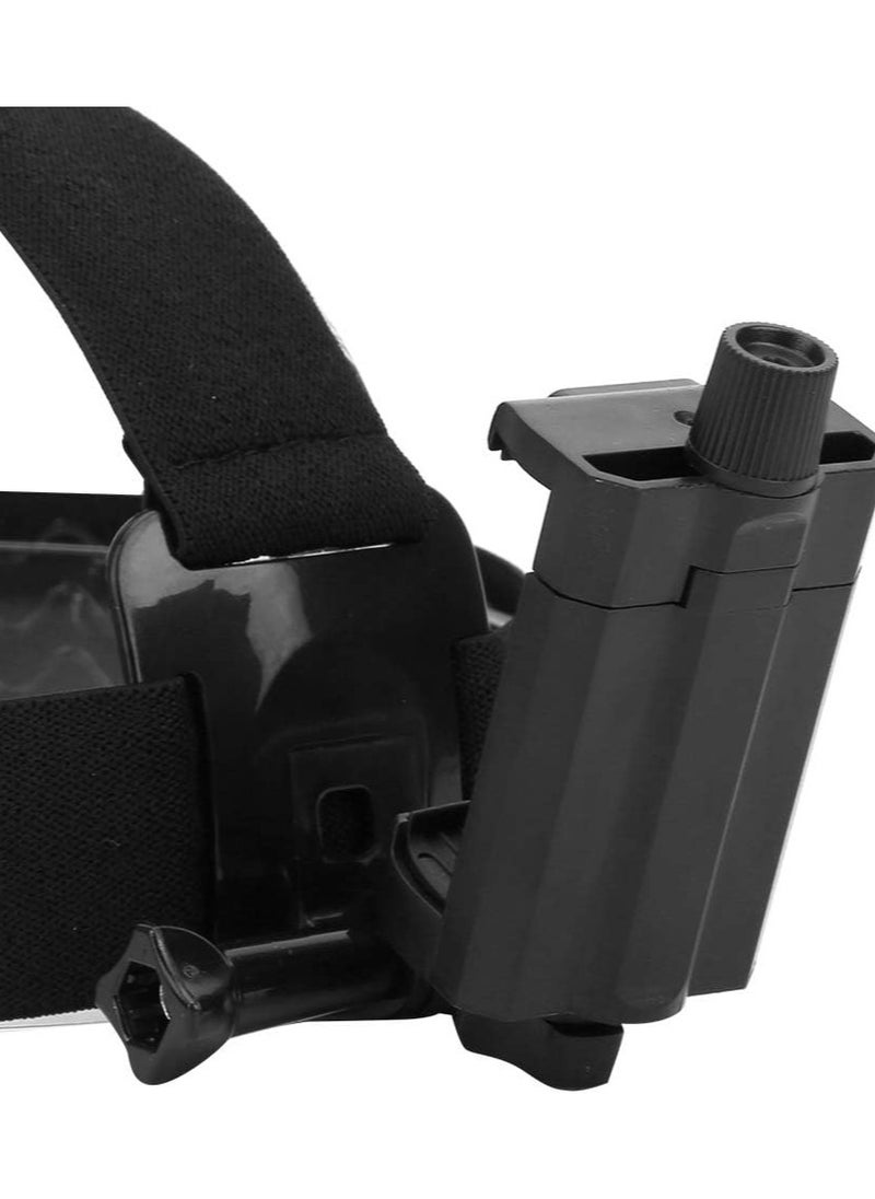 Oasisgalore Adjustable Head-Mounted Camera Holder with Nylon Strap for Cycling, Fishing, Motorcycling  - Image 4