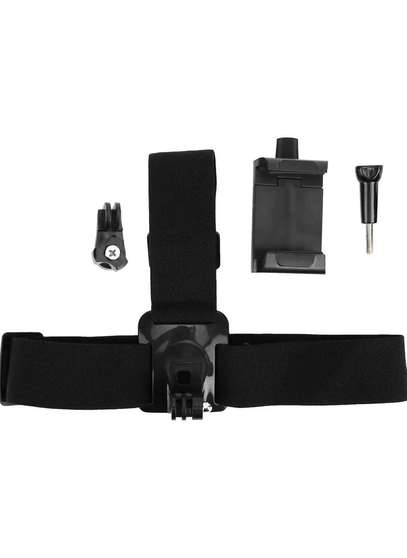 Oasisgalore Adjustable Head-Mounted Camera Holder with Nylon Strap for Cycling, Fishing, Motorcycling  - Image 5
