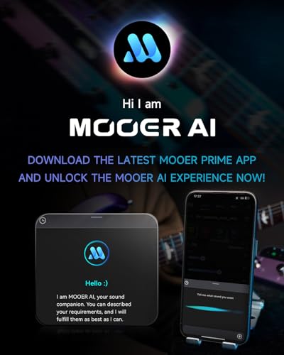 MOOER S1 MultiEffects Processor Stereo Electric Guitar Pedals with Wireless Footswitch Controller 2 IN 1 126 Guitar Effects Tuner 10 Metronome 40 Drum Machine 80s Looper OTG USB Recording - Image 3