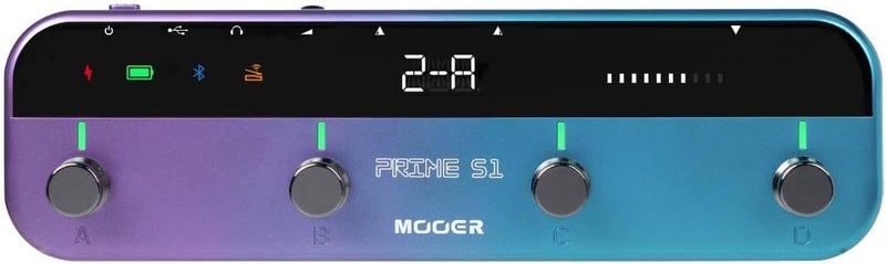 MOOER S1 Multi-Effects Processor with Wireless Footswitch Controller - 126 Guitar Effects, Tuner, Metronome, Drum Machine, and Looper - Image 1