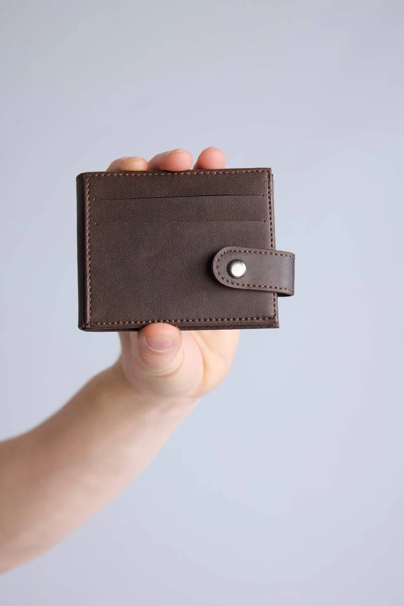 Man Faux Leather Wallets