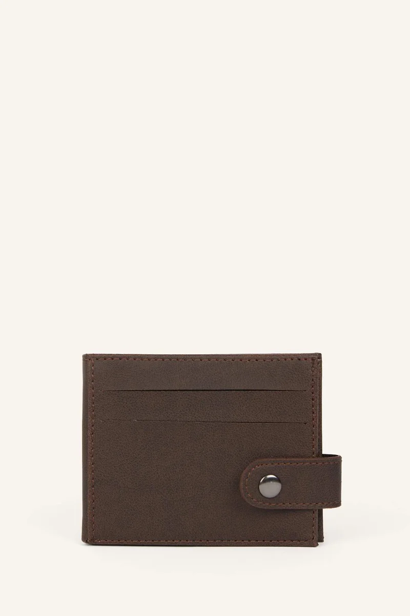 Defacto  Man Faux Leather Wallets for Men | Best Price UAE
