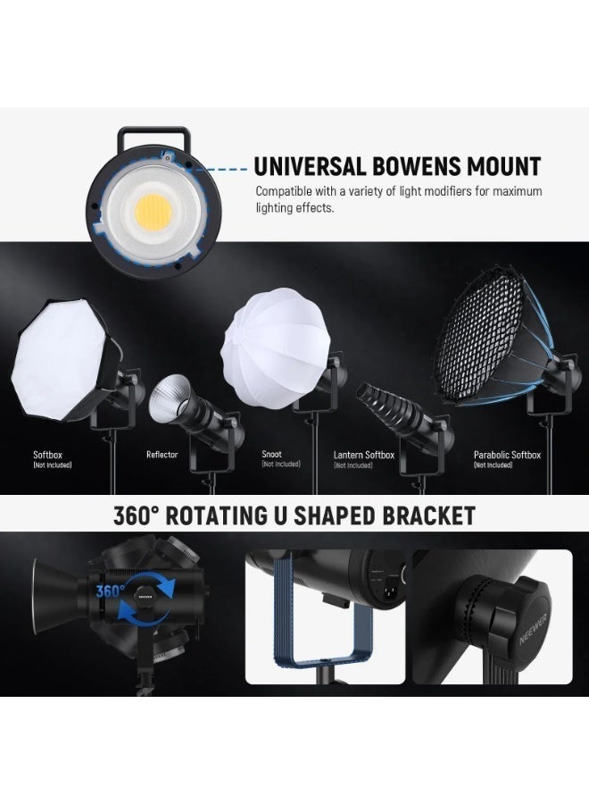 نيوير CB200B 210W Bi-Color LED Video Light - Image 3