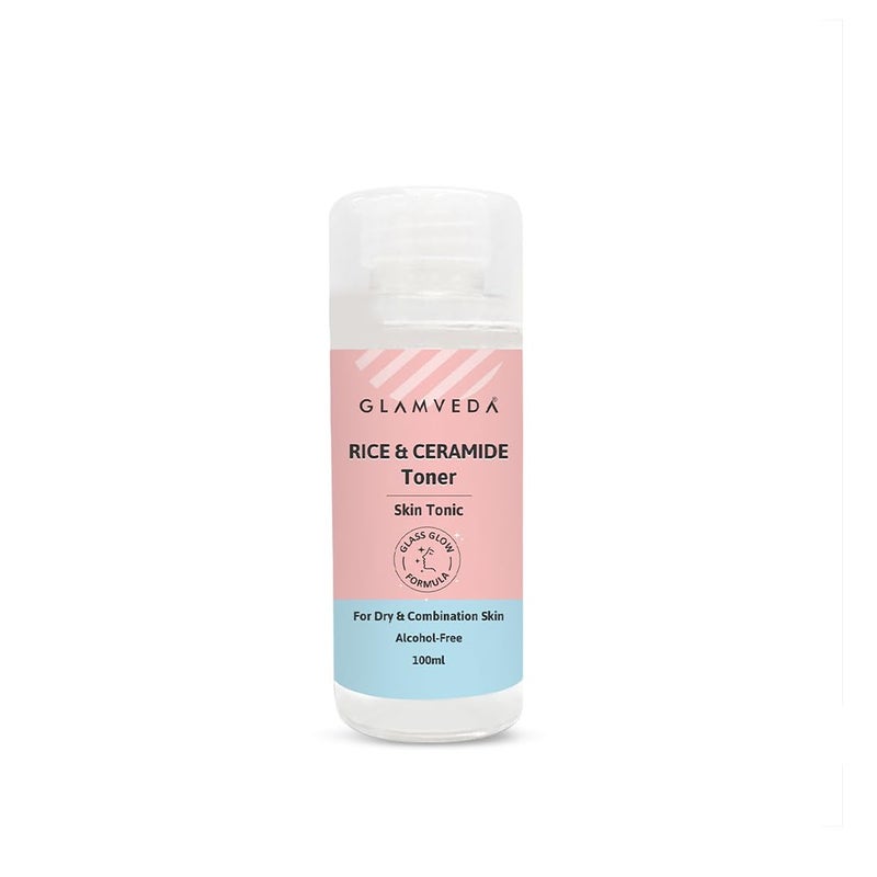 Glamveda Rice Water Tonic  Skin Barrier Building  Nourishing  Blemishes  Dark Spots  100 ml - Image 1