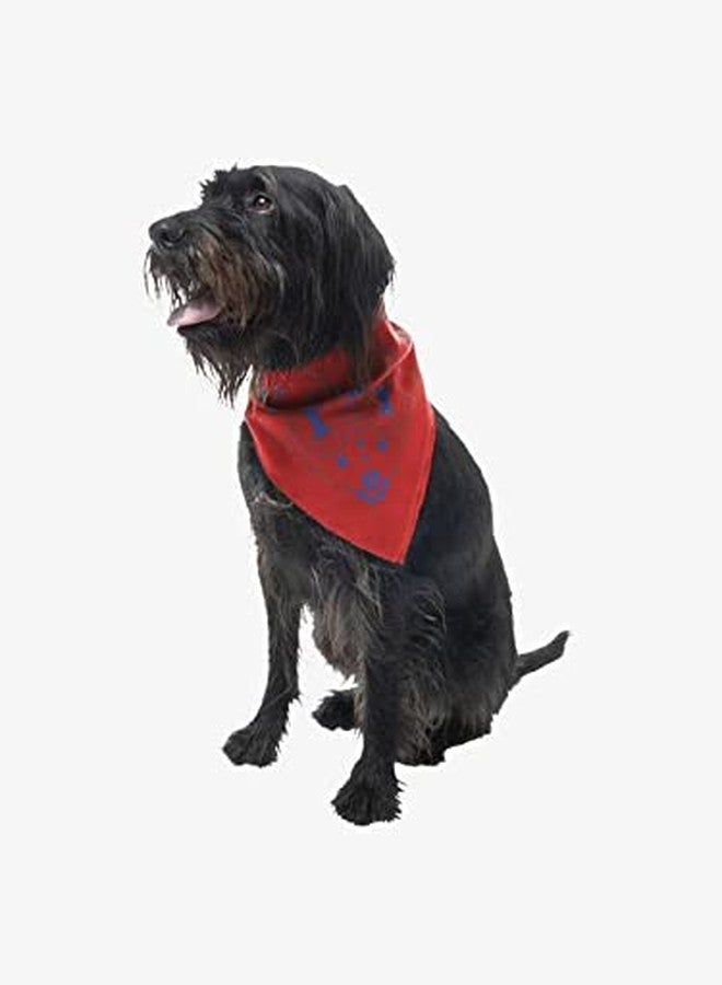 Insect Shield Insect Repellant Dog Bandana for Protecting Dogs from Fleas, Ticks, and Mosquitoes, Paisley, Red - Image 1