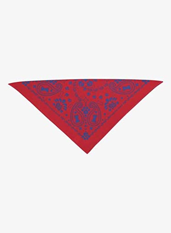 Insect Shield Insect Repellant Dog Bandana for Protecting Dogs from Fleas, Ticks, and Mosquitoes, Paisley, Red - Image 2