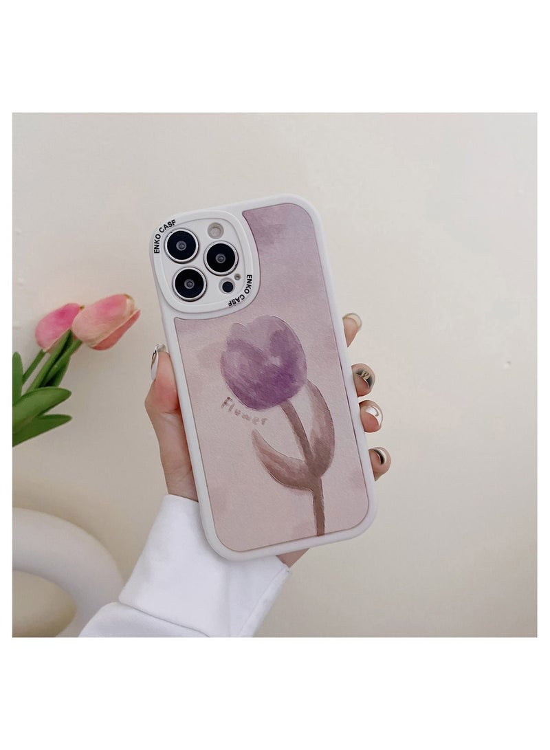 Back Cover Printed Leather Protective Mobile Phone Case for iPhone