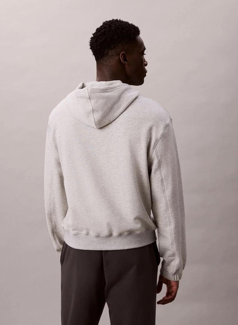 CALVIN KLEIN Cotton Terry Blend Lounge Hoodie - Image 5