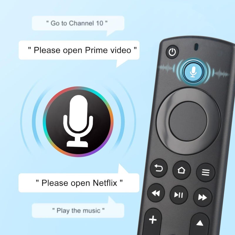 OROSAUR Replacement Voice Remote Control for All FireSeries TV, Fit for Insignia/Toshiba/Pioneer Smart TV, TV Cube/FireStick, Not for Roku - Image 5