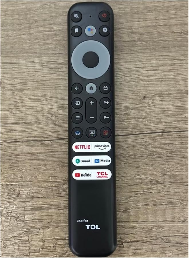 إيروريكس جهاز تحكم عن بعد بديل متوافق مع أجهزة تلفزيون Tcl Mini LED Qled 4K Uhd Smart Android – تصميم بديهي وميزات ذكية328 - Image 3