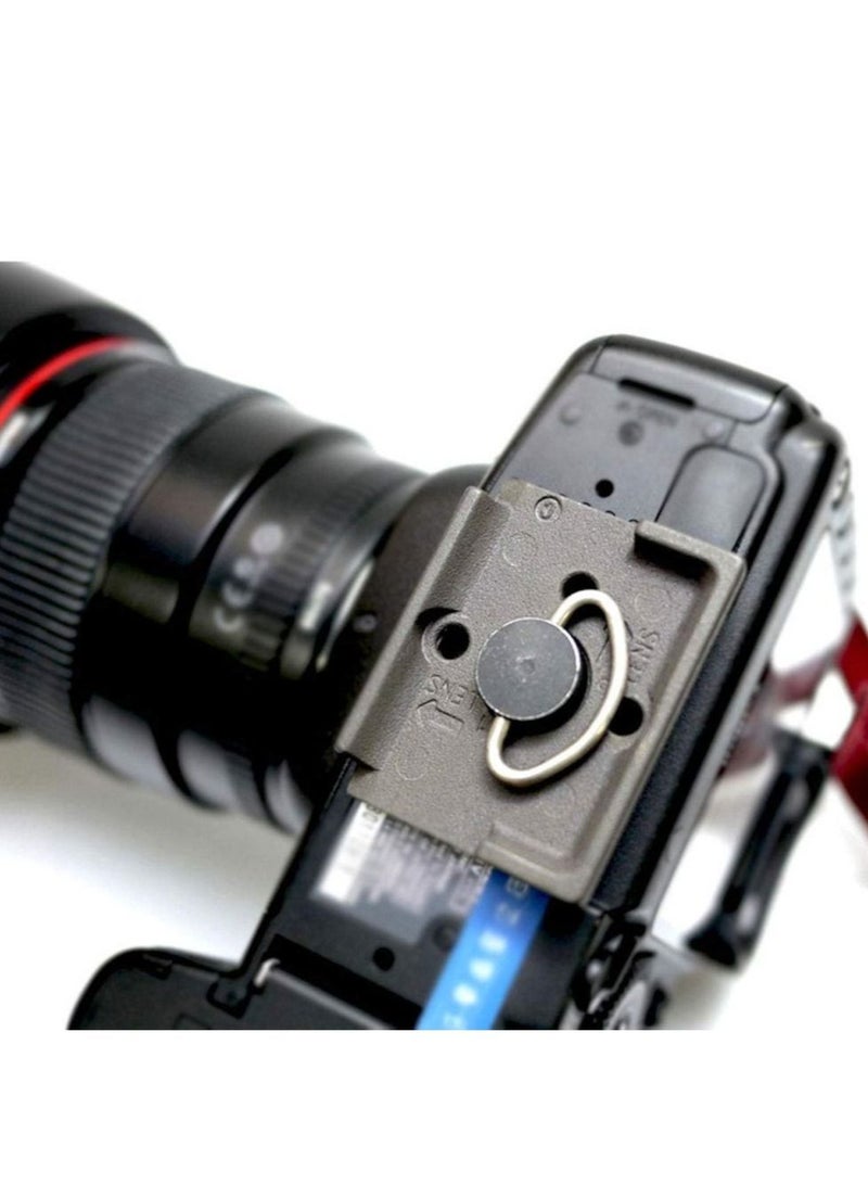 Captaintech 200PL-14 Quick Release Plate, 2 Pieces Universal Tripod Plate, RC2 Quick Release Plate, with 1/4 Inch Screw for Camera Tripod Ball Head - Image 2