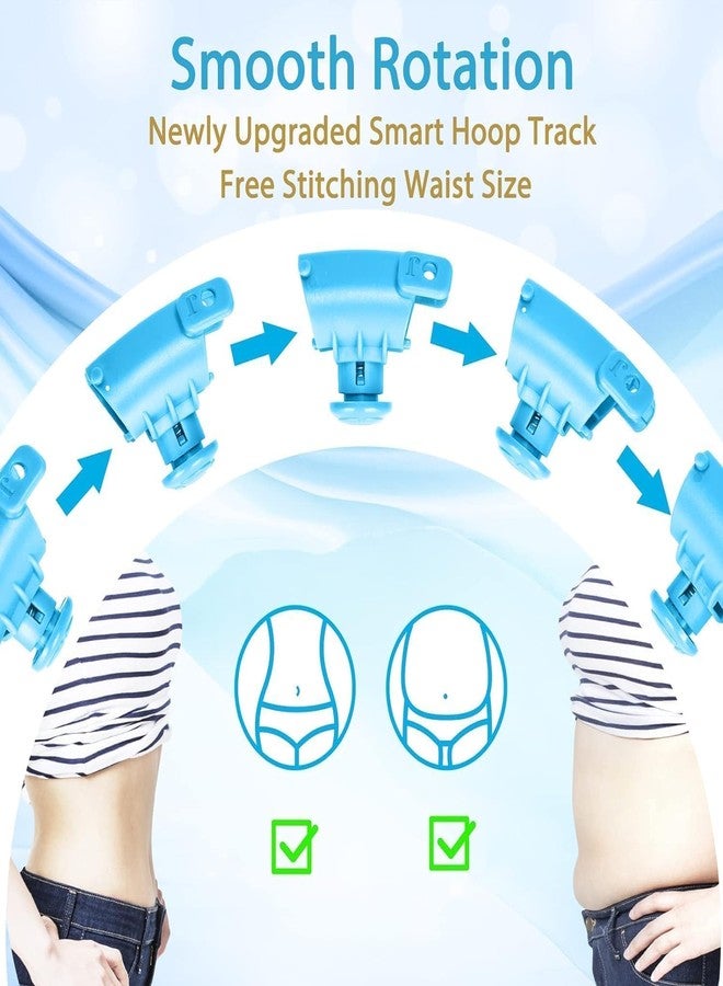 Whixant 24 Knots Detachable Weighted Hula Hoop, Fitness Adult Exercise Ring for Man and Women, Smart Waist Noiseless Hula Hoop, Weighted Ball Infinity Hoop for Exercise and Fitness at Home - Image 4