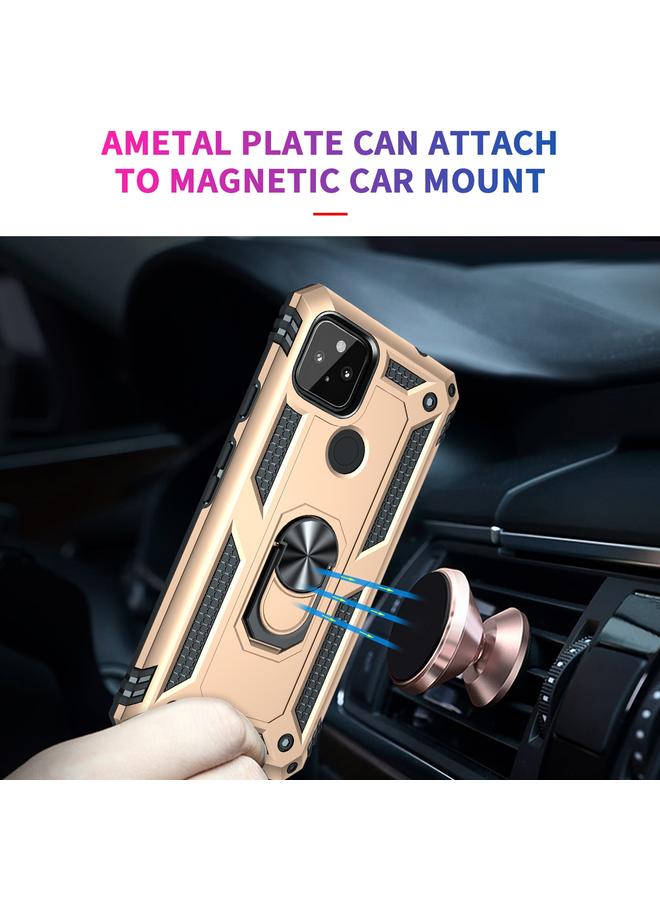 The Bros Case For Google Pixel 5a 5G Shockproof TPU + PC Protective Case with 360 Degree Rotating Holder - Image 5