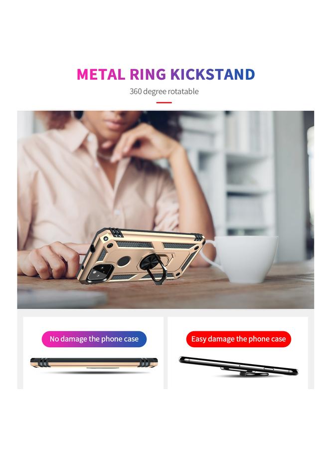 The Bros Case For Google Pixel 5a 5G Shockproof TPU + PC Protective Case with 360 Degree Rotating Holder - Image 3