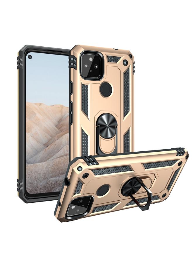 The Bros Case For Google Pixel 5a 5G Shockproof TPU + PC Protective Case with 360 Degree Rotating Holder - Image 1