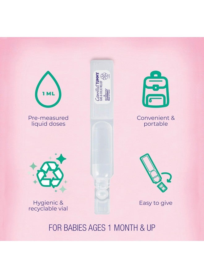 Boiron Camilia Tummy for Colic, Painful Gas, Bloating, & Fussiness- Sterile and Non-Drowsy Liquid Doses - 30 Count - Image 3