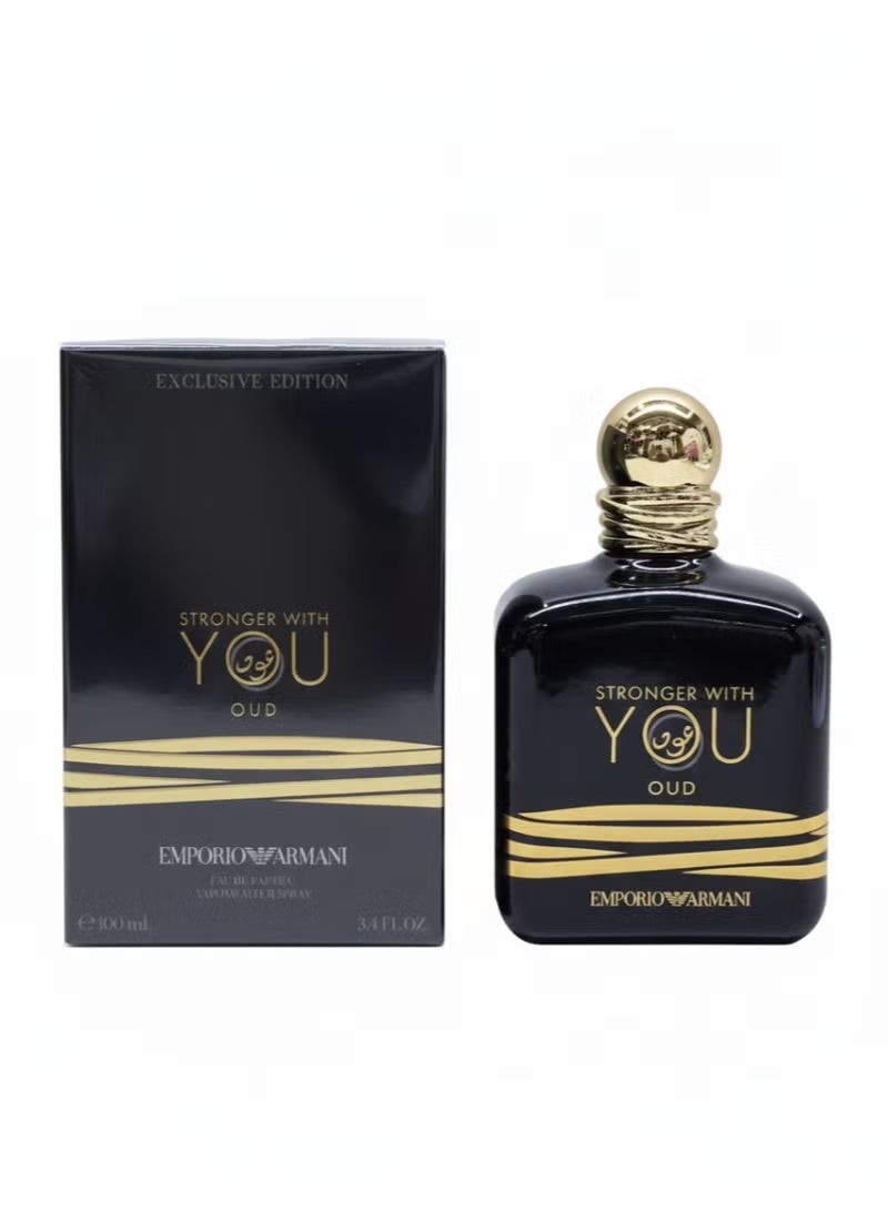 أرماني عطر أرماني سترونجر ويذ يو عود أو دو بارفيوم 100 مل برائحة فاخرة قوية - Image 3