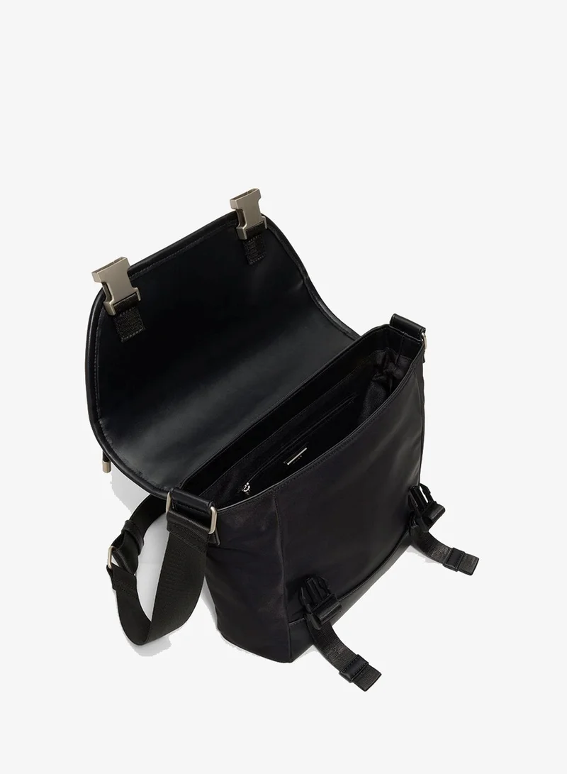 Aldo  Melinnor Structured Top‑Flap Crossbody for Men | Best Price UAE