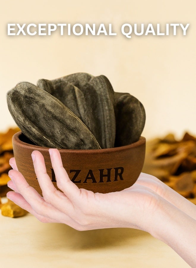 زهر قرون خروب الزهر - بذور مجففة فاخرة | نقية ١٠٠٪، مصنّعة يدويًا، ومُستخرجة من مصادر طبيعية | بديل الكاكاو - Image 2