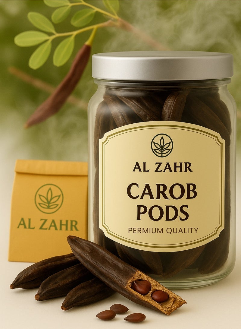 زهر قرون خروب الزهر - بذور مجففة فاخرة | نقية ١٠٠٪، مصنّعة يدويًا، ومُستخرجة من مصادر طبيعية | بديل الكاكاو - Image 1