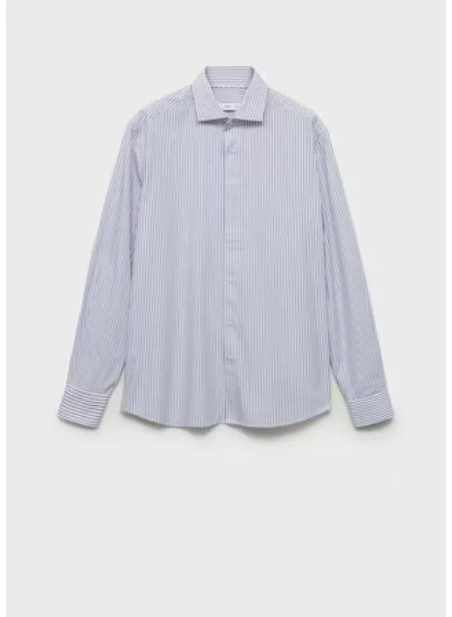 Mango Man Stripe Regular Fit Shirt