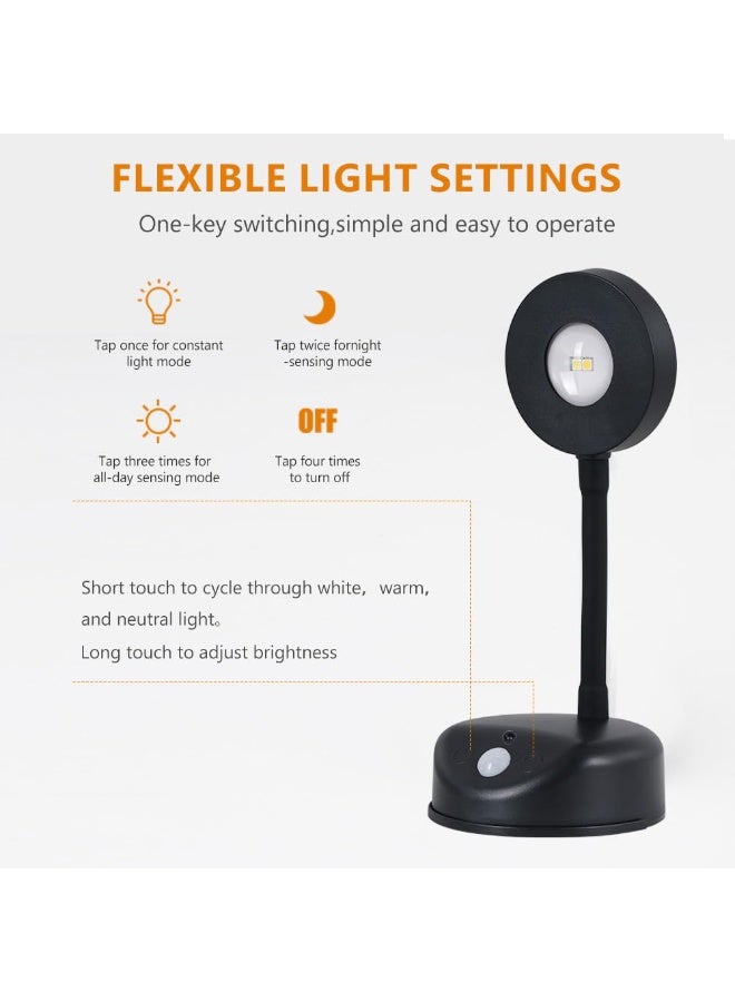 موثوقية التنبؤ مصابيح حائط مستشعرة للحركة، لمبة حائط مستشعرة للحركة، لمبة LED ذات دوران 360 درجة لعين القطة، شمعدان حائط قابل لإعادة الشحن للدرج وغرفة الأطفال والنباتات والأعمال الفنية وإطار الصورة والمعرض - Image 5