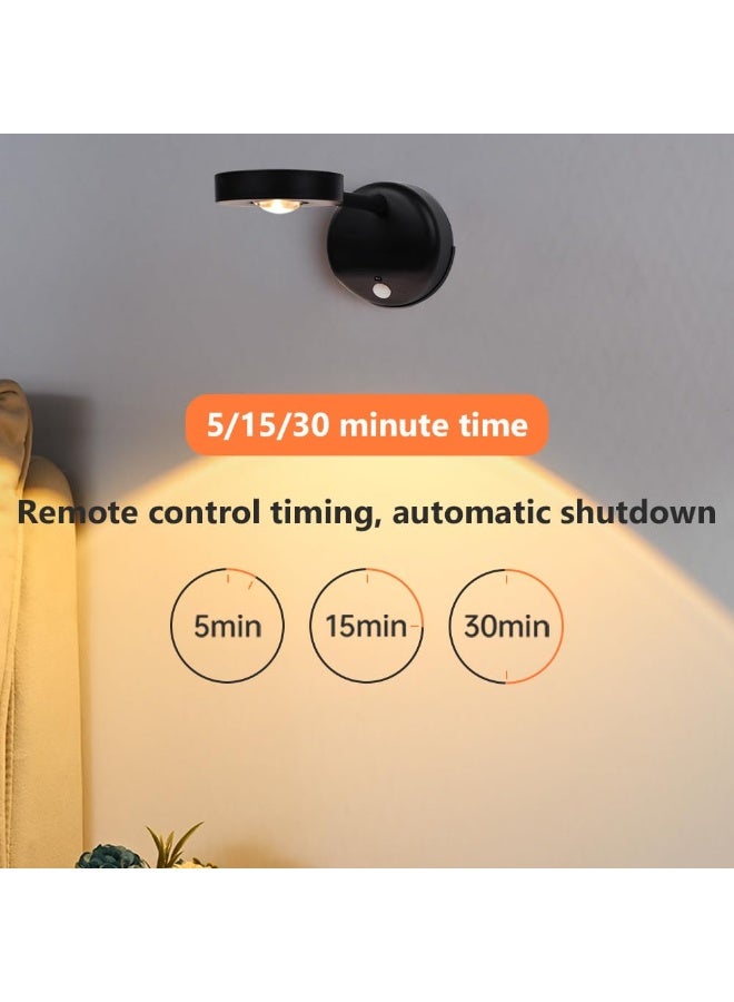 موثوقية التنبؤ مصابيح حائط مستشعرة للحركة، لمبة حائط مستشعرة للحركة، لمبة LED ذات دوران 360 درجة لعين القطة، شمعدان حائط قابل لإعادة الشحن للدرج وغرفة الأطفال والنباتات والأعمال الفنية وإطار الصورة والمعرض - Image 4