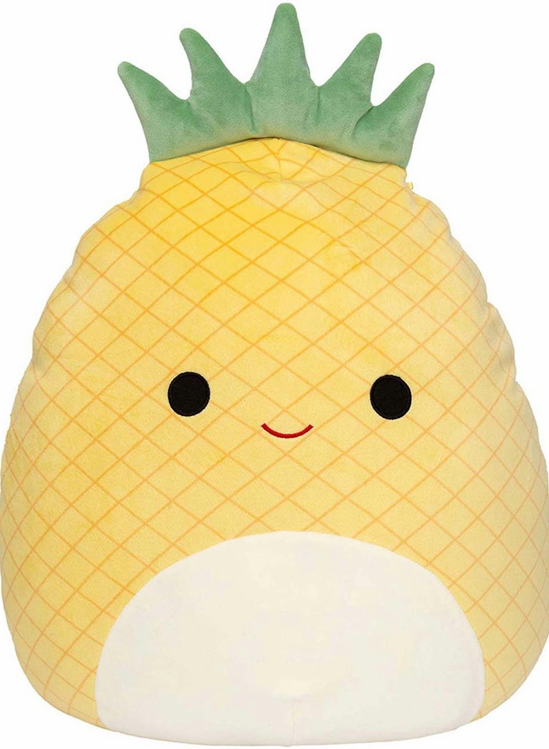 KASTWAVE Cute Fluffy Pineapple Plush Pillow, Ultrasoft Stuffed Funny Cartoon Gift for Girl Boy Girlfriends Cotton Cushion for Bedroom, Livingroom, Family, Office - Image 1