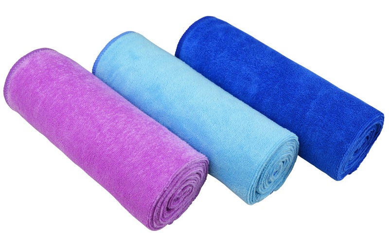 Mayouth 16"" X 32""Gym Towels For Men & Women Microfiber Sports Towel Set Fast Drying & Absorbent Workout Sweat Towels For Fitness Yoga  Golf Camping 3-Pack Gift - Image 1