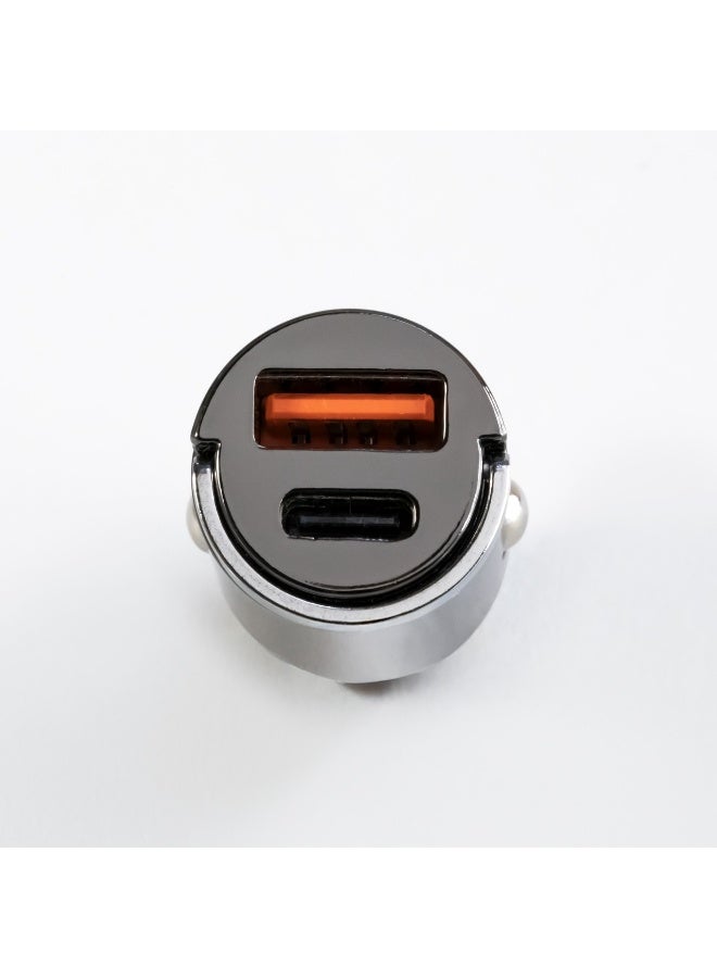 ARKTechno 48W PD Mini Fast Car Charger (CF48001) - Dual Port (USB-C Power Delivery & USB-A) - Rapid Charging Adapter for iPhone, Samsung Galaxy, iPad, and Tablets - Compact Design - Image 4