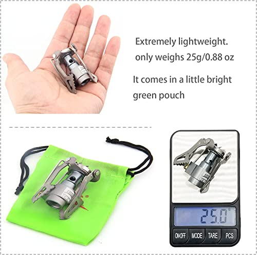 BRS موقد BRS 3000T موقد تيتانيوم خفيف الوزن للغاية موقد تخييم محمول يعمل بالغاز فقط 26 جرام مع حلقة O إضافية (موقد BRS-3000T) - Image 5