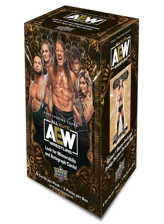 Ringside (2023 Version) AEW Upper Deck Trading Cards - (Blaster Box of 7 Packs) Wrestling - Image 1