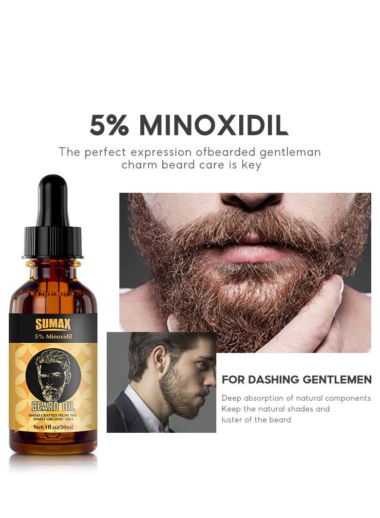 سوماكس زيت نمو اللحية ، مع 5٪ مينوكسيديل 30 مل - Image 4