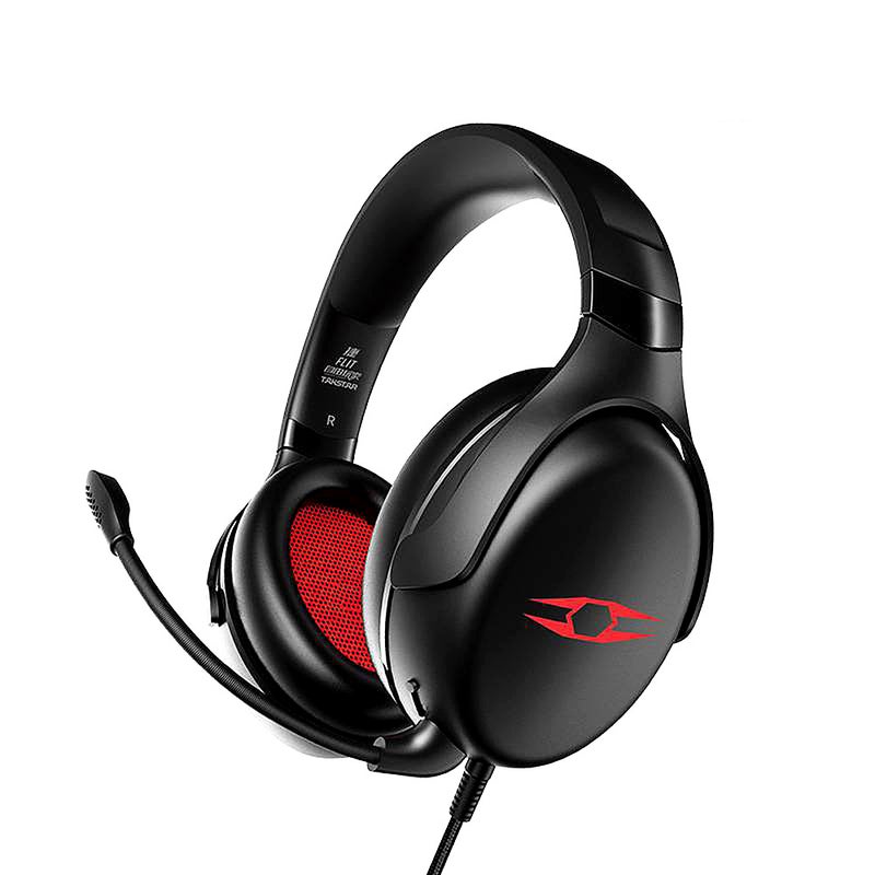 LIBERTY GAMER FLIT Head-mounted Gaming Headset 53mm Driver Unit Lightweight Design Detachable Microphone Wide Compatibility Black - Image 1