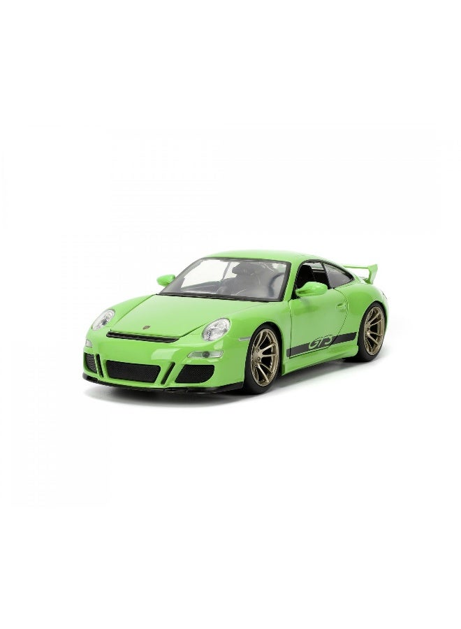 Jada Fast & Furious Fast X 2023 Porsche 911 GT3 997 Die-cast Car (1:32, Green) - Image 3