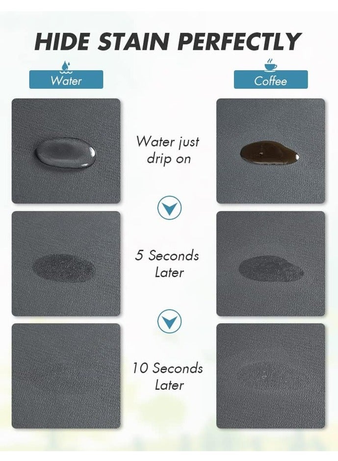 Coffee mat, coffee pot mat, coffee table mat, coffee machine drying mat with non-slip bottom, tableware water stain absorption drying mat, suitable for coffee machine, coffee pot, kitchen (dark gray)  - Image 3