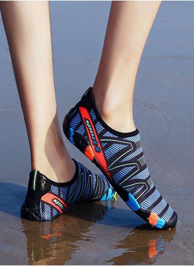 NIBEMINENT Pair Of Quick Dry Barefoot Water Shoes  - Image 1