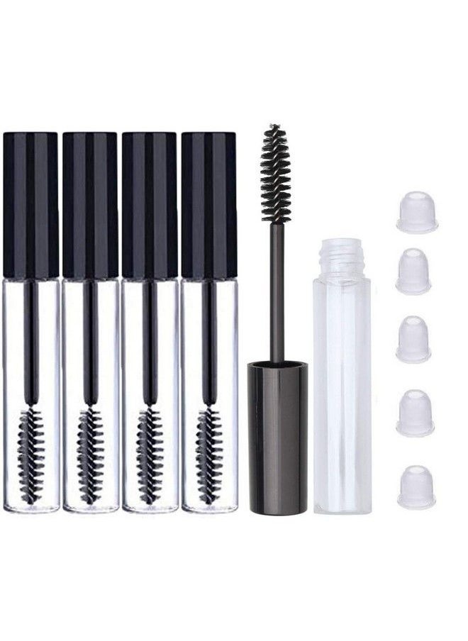 Vinayakart - 5 Pcs 7Ml Reusable Refillable Clear Empty Tube Bottle Mascara Container With Inner Plug And Mascara Brushes Avoid Leaking For Diy Eyelash Growth Treatment (7Ml) - Image 1